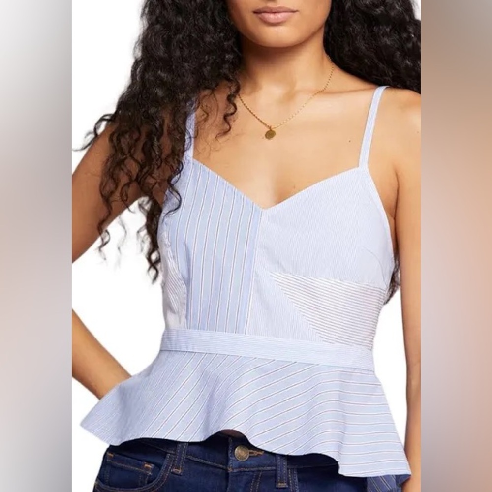 NWT CURRENT/ELLIOTT THE JULIENNE‎ STRIPED TOP SIZE SMALL